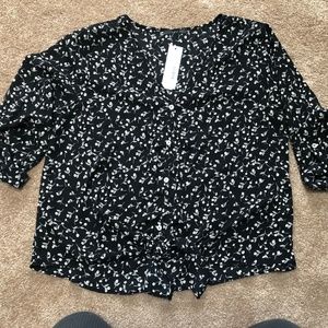 West Kei Taleen Tie Front Blouse